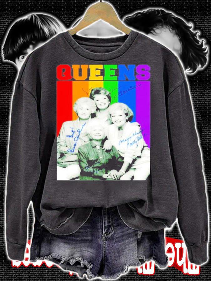 The Golden Girls Queens LGBT Signature T-Shirt t-shirt