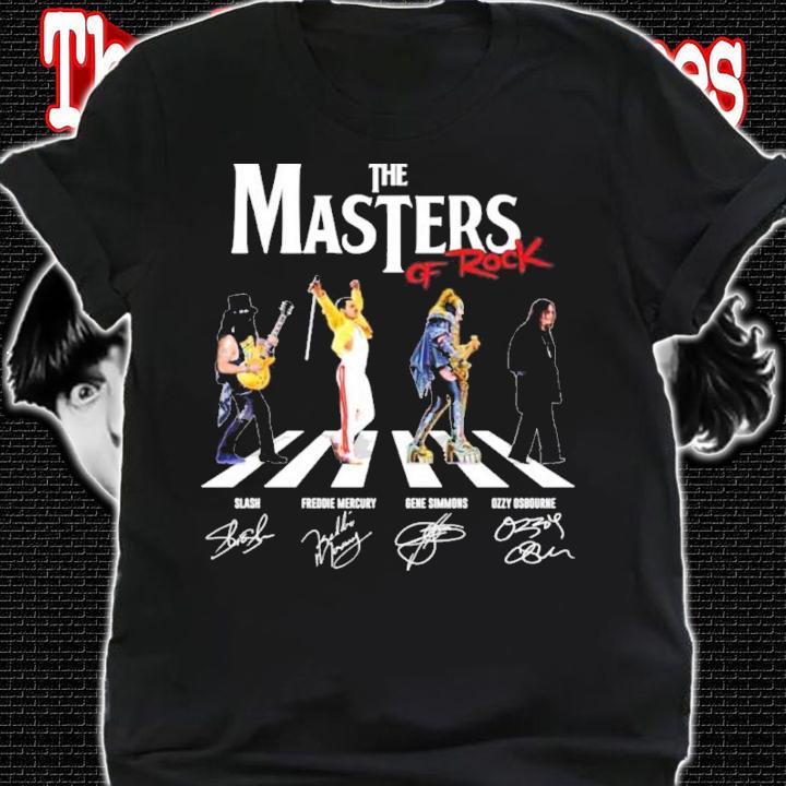 The Masters Of Rock Abbey Road Signatures Shirt t-shirt