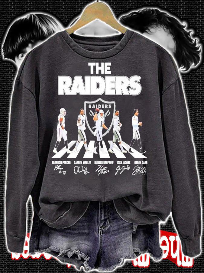 The Raiders Abbey Road Brandon Parker Darren Waller Hunter Renfrow shirt t-shirt sweatshirt