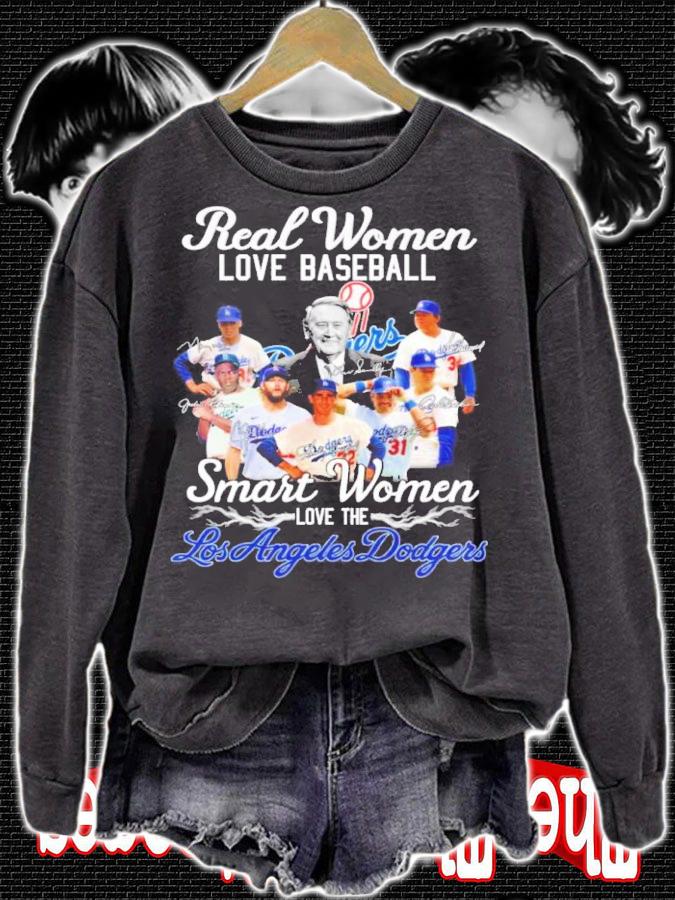 Vin Scully Real Women Love Baseball Smart Women Love The Los Angeles Dodgers Signatures Shirt t-shirt