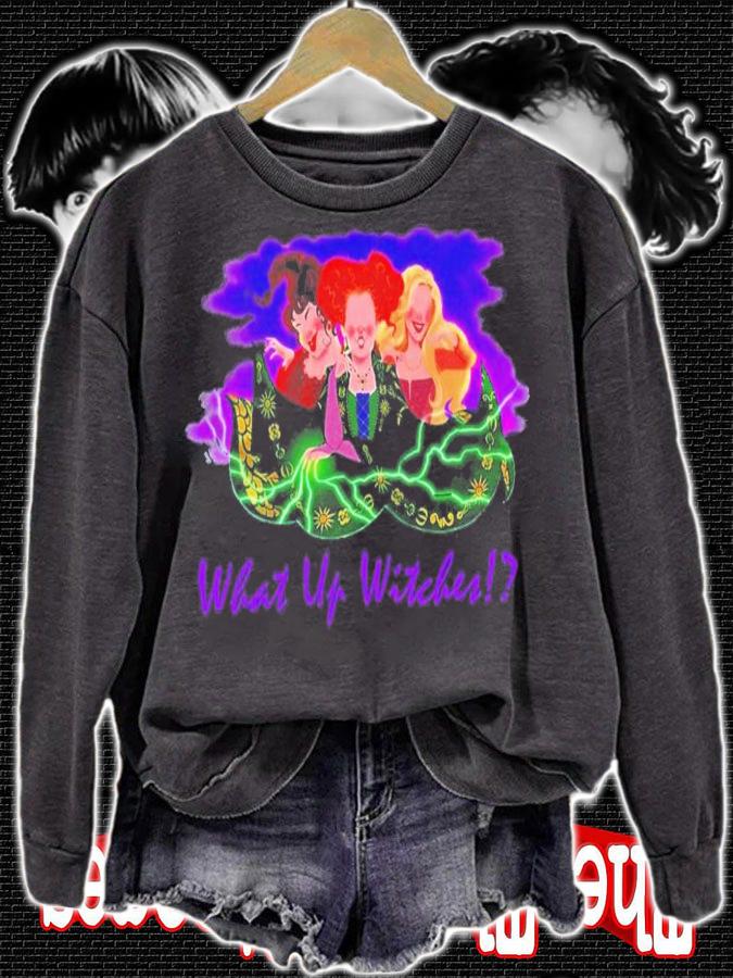 What Up Witches Sanderson Sisters Halloween T-Shirt t-shirt