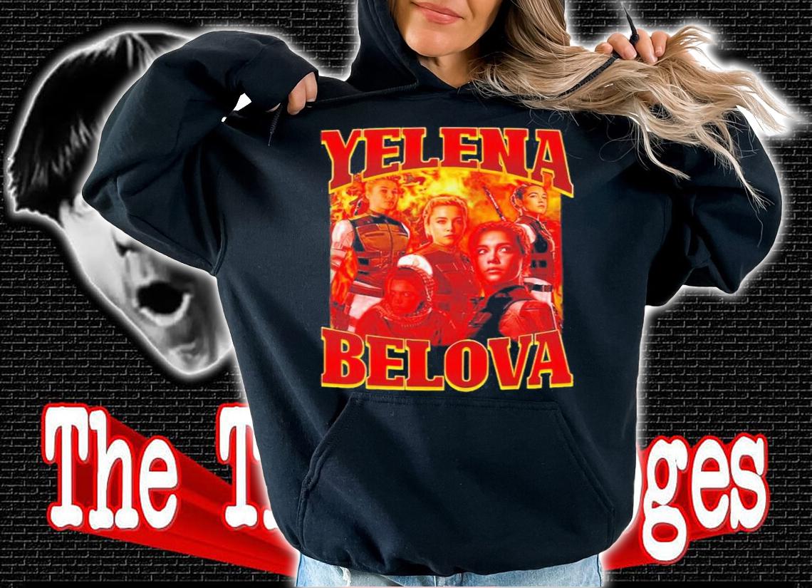 Yelena Belova Florence Pugh Awesome For Music Fan Halloween Spooky Night Shirt t-shirt