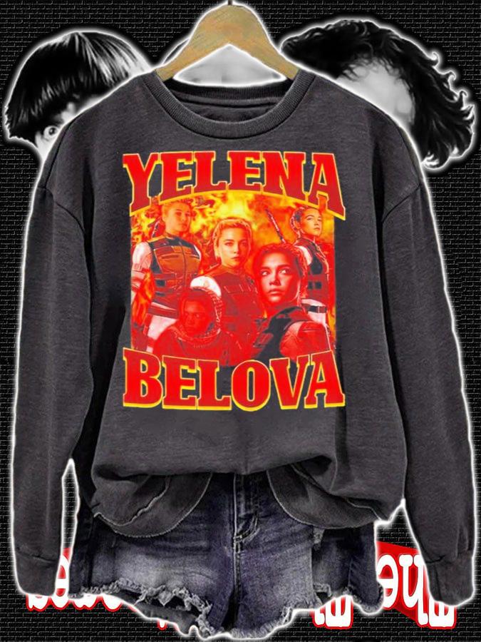 Yelena Belova Florence Pugh Awesome For Music Fan Halloween Spooky Night Shirt t-shirt