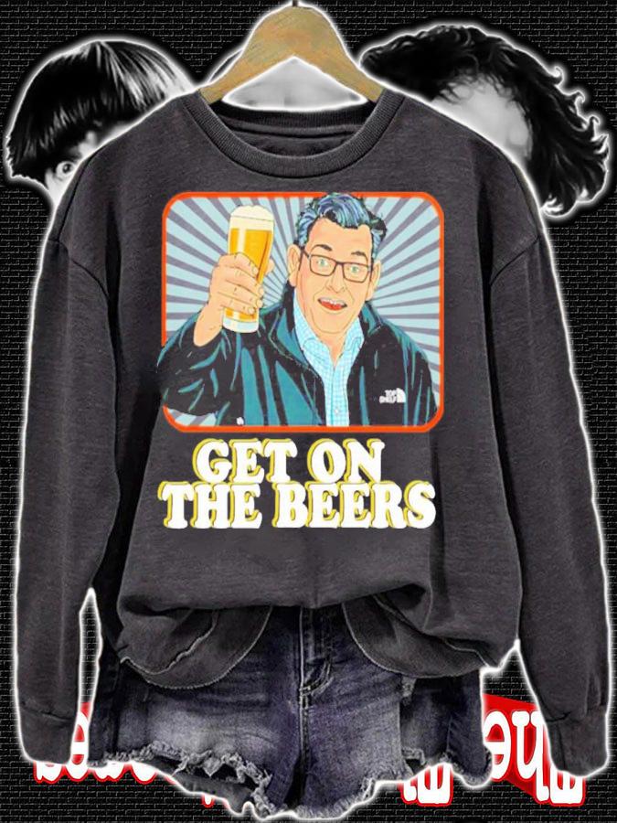 Dan Andrews Get On The Beers Shirt t-shirt