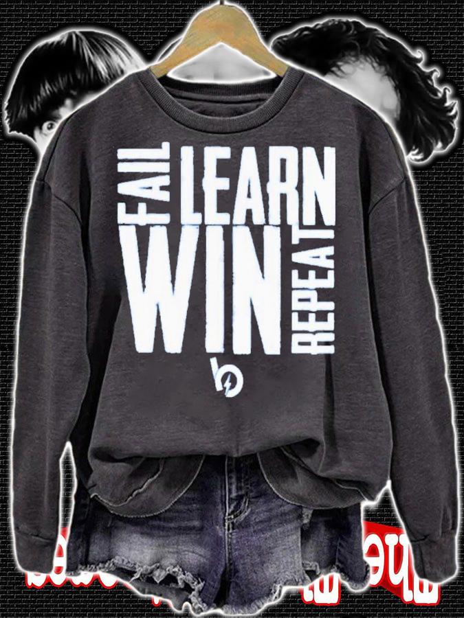 Fail Learn Win Repeat Trevor Bauer Shirt t-shirt sweatshirt