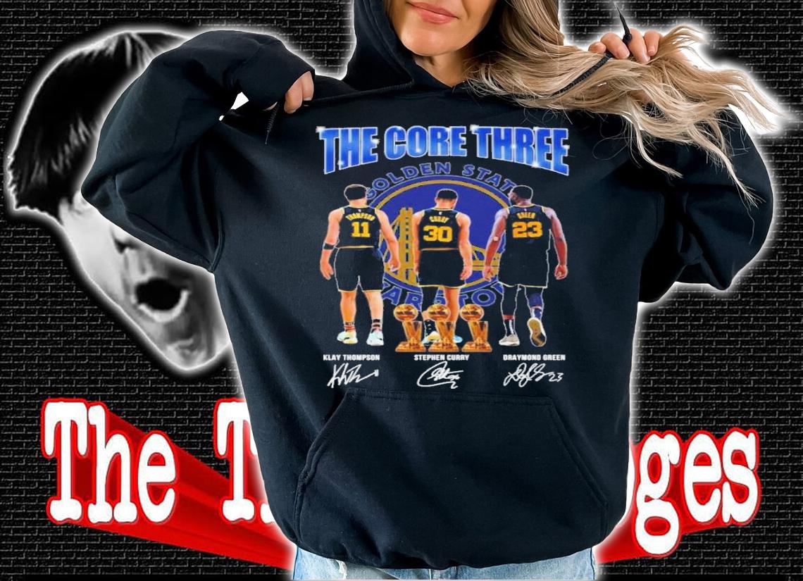 Golden State Warriors The Core Three Signatures Shirt t-shirt hoodie