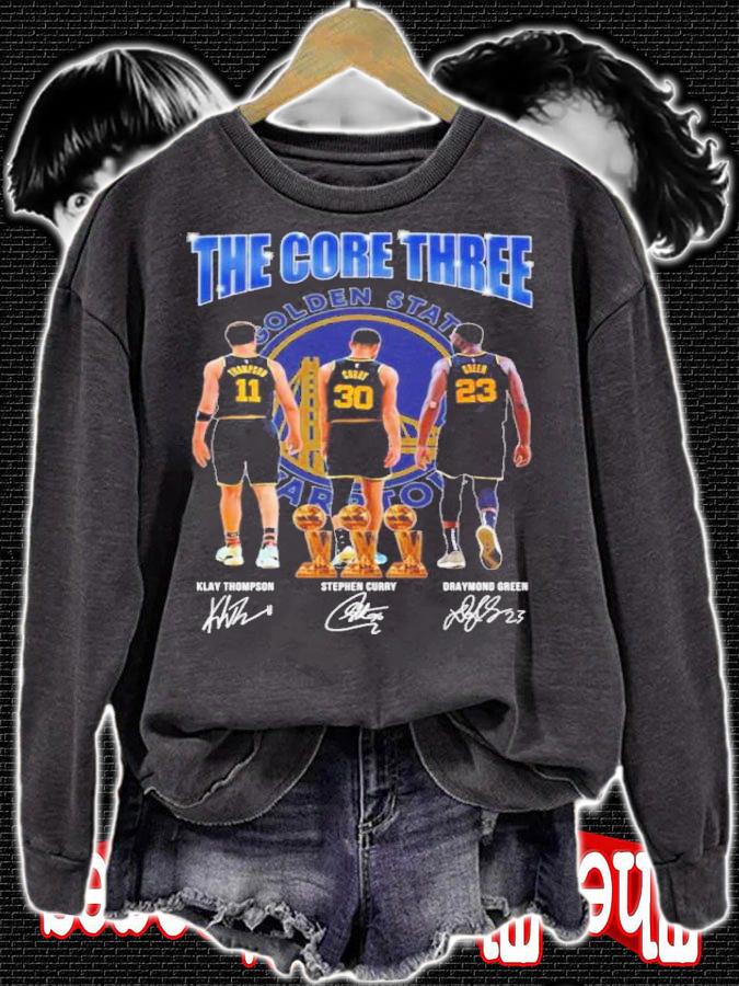 Golden State Warriors The Core Three Signatures Shirt t-shirt sweatshirt