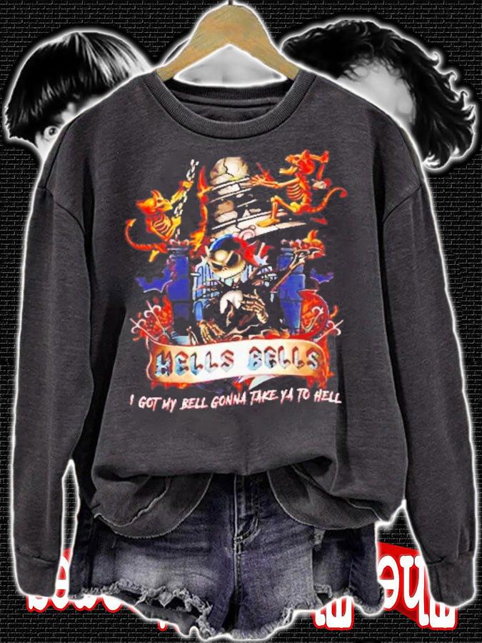 Hell's Bells I Got My Bell Gonna Take Ya To Hell ACDC Shirt t-shirt