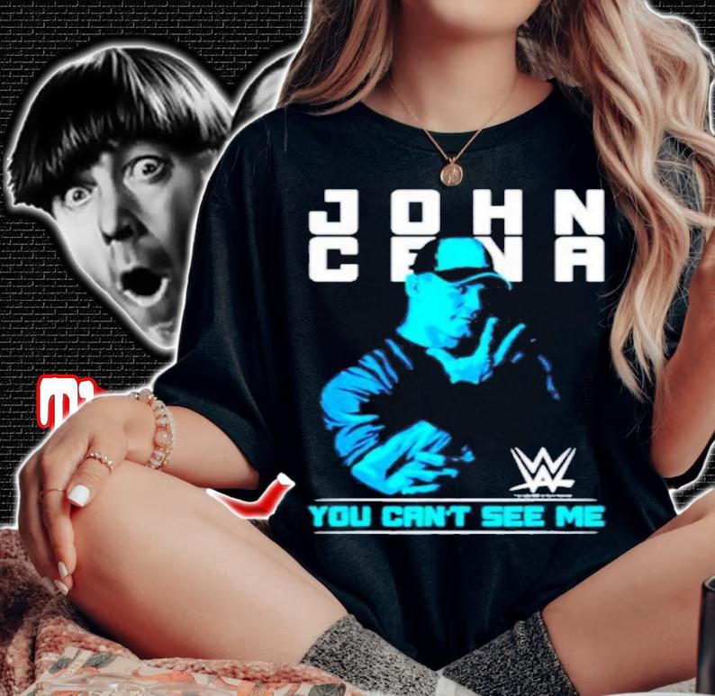 John Cena You Can't See Me Shirt t-shirt woman shirt
