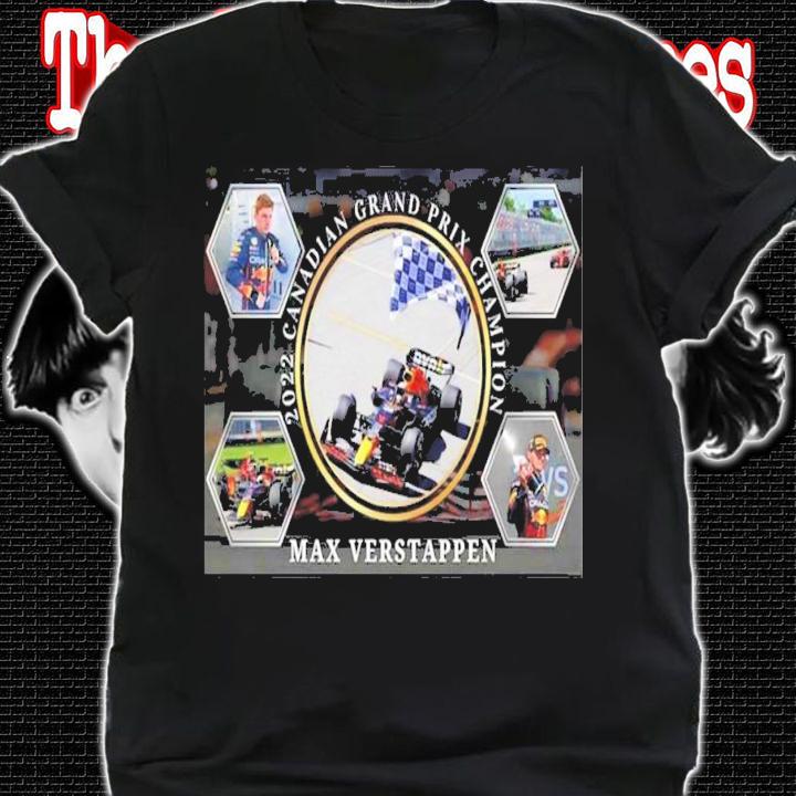 Max Verstappen 2022 Canadian Grand Prix Red Bull Racing T-Shirt t-shirt shirt