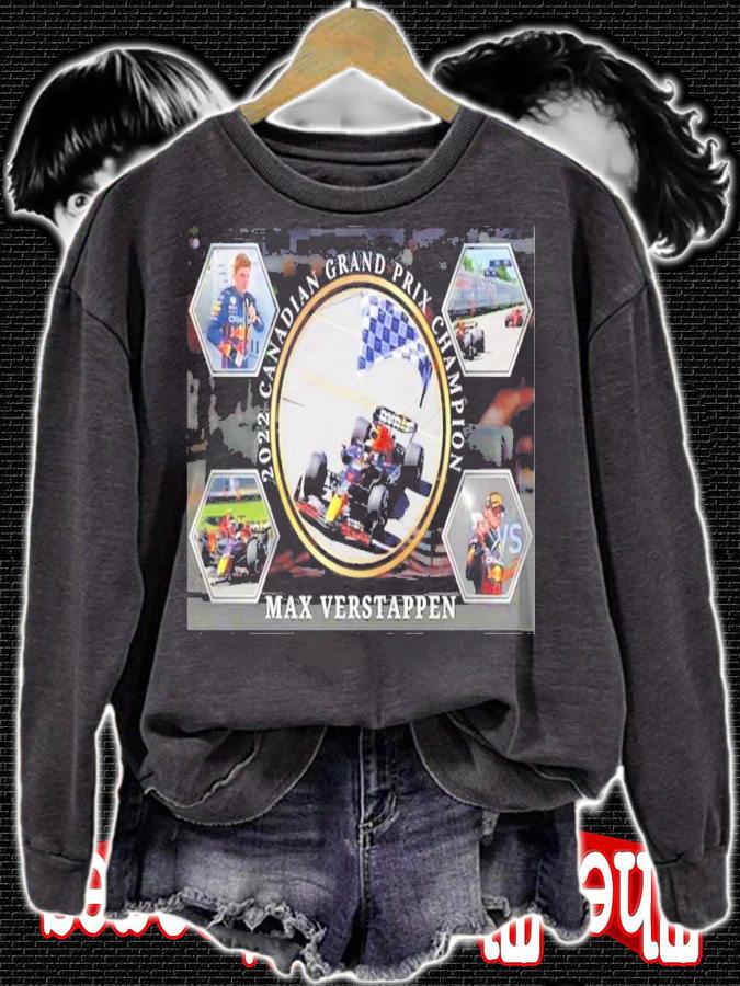 Max Verstappen 2022 Canadian Grand Prix Red Bull Racing T-Shirt t-shirt sweatshirt