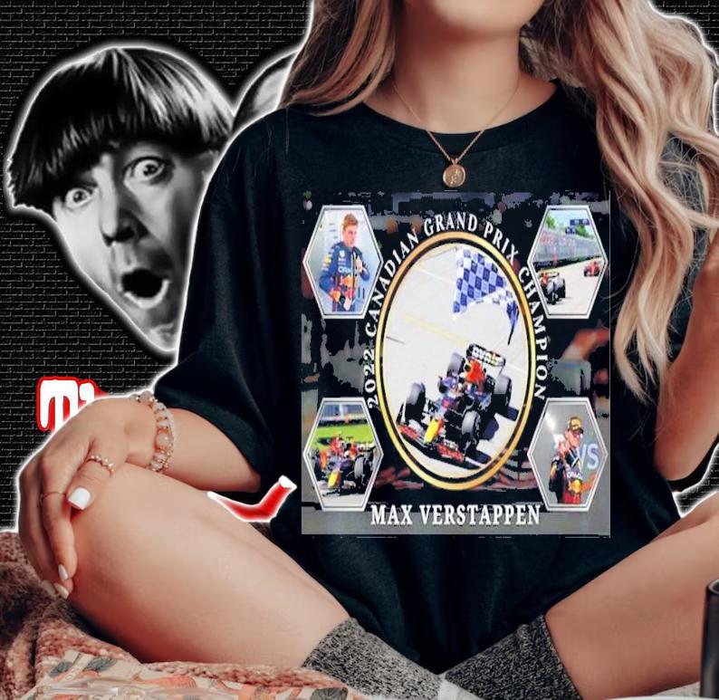 Max Verstappen 2022 Canadian Grand Prix Red Bull Racing T-Shirt t-shirt woman shirt