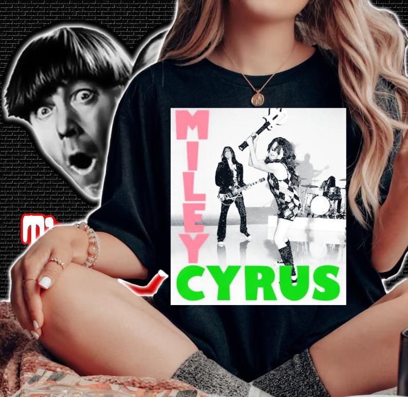 Miley Cyrus Malibu Calling Vintage Malibu Cal T-Shirt t-shirt woman shirt