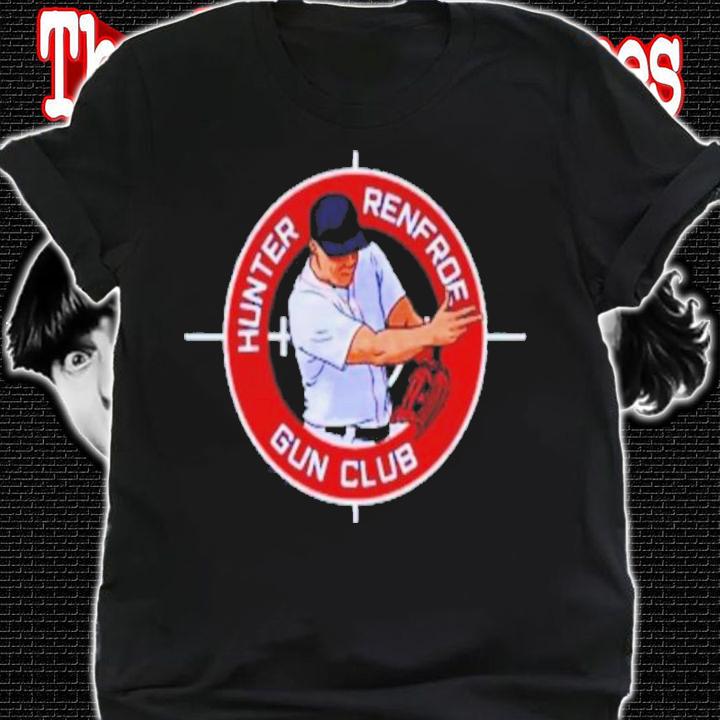 MLB Milwaukee Brewers Hunter Renfroe Gun Club Shirt t-shirt shirt