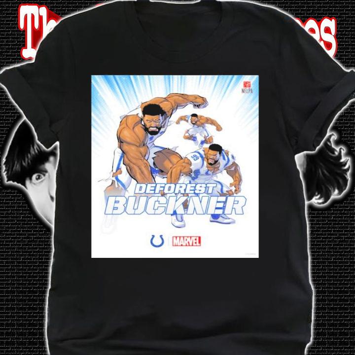 NFL Deforest Buckner Indianapolis Colts X Marvel Shirt t-shirt shirt