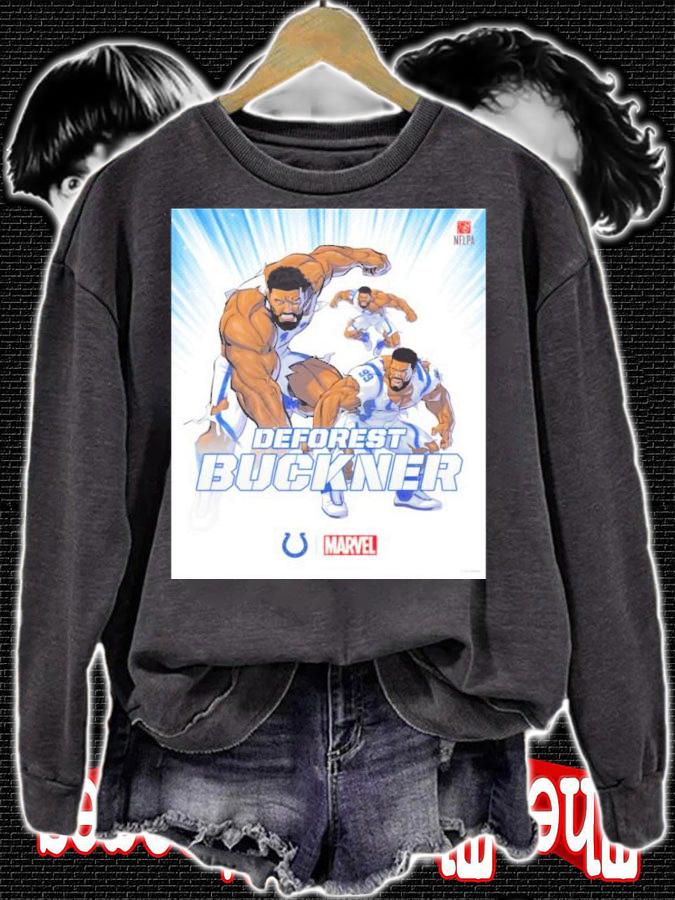NFL Deforest Buckner Indianapolis Colts X Marvel Shirt t-shirt sweatshirt