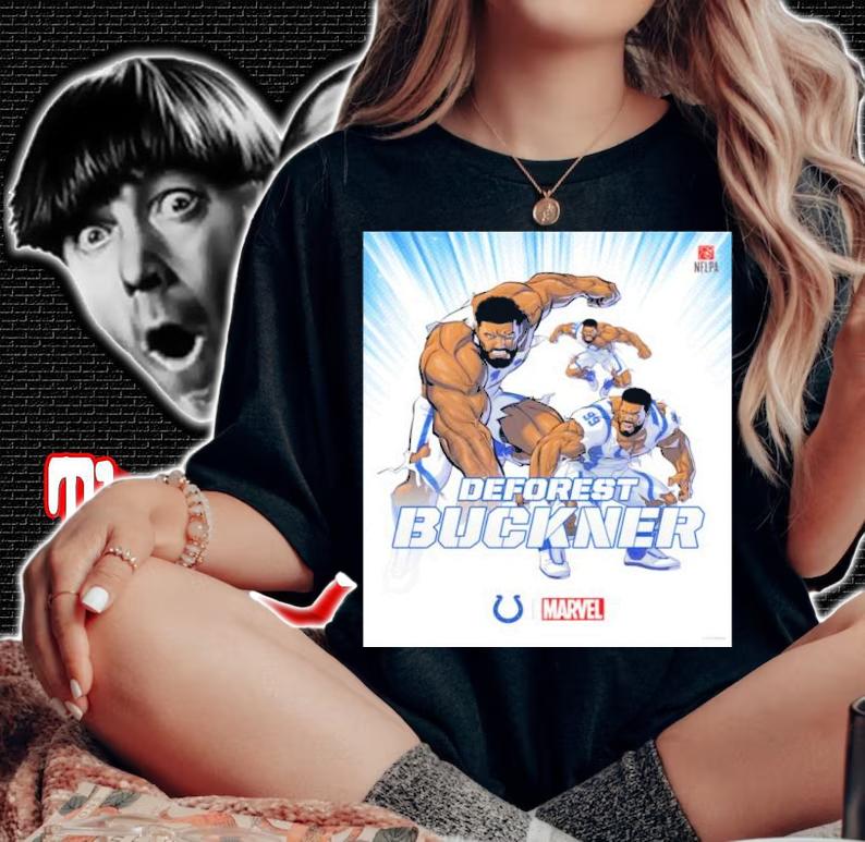 NFL Deforest Buckner Indianapolis Colts X Marvel Shirt t-shirt woman shirt