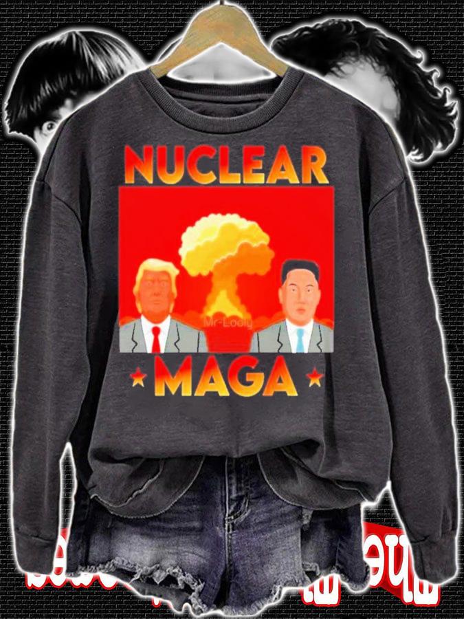 Nuclear Maga Trump And Kim Jong Un Shirt t-shirt