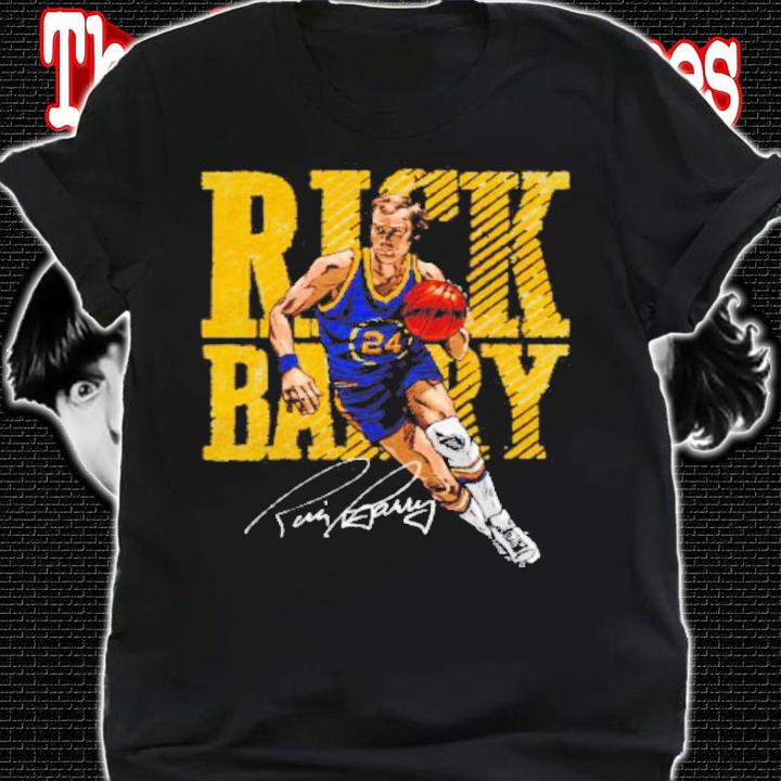 Rick Barry Golden State Warriors Basketball Signature Shirt t-shirt
