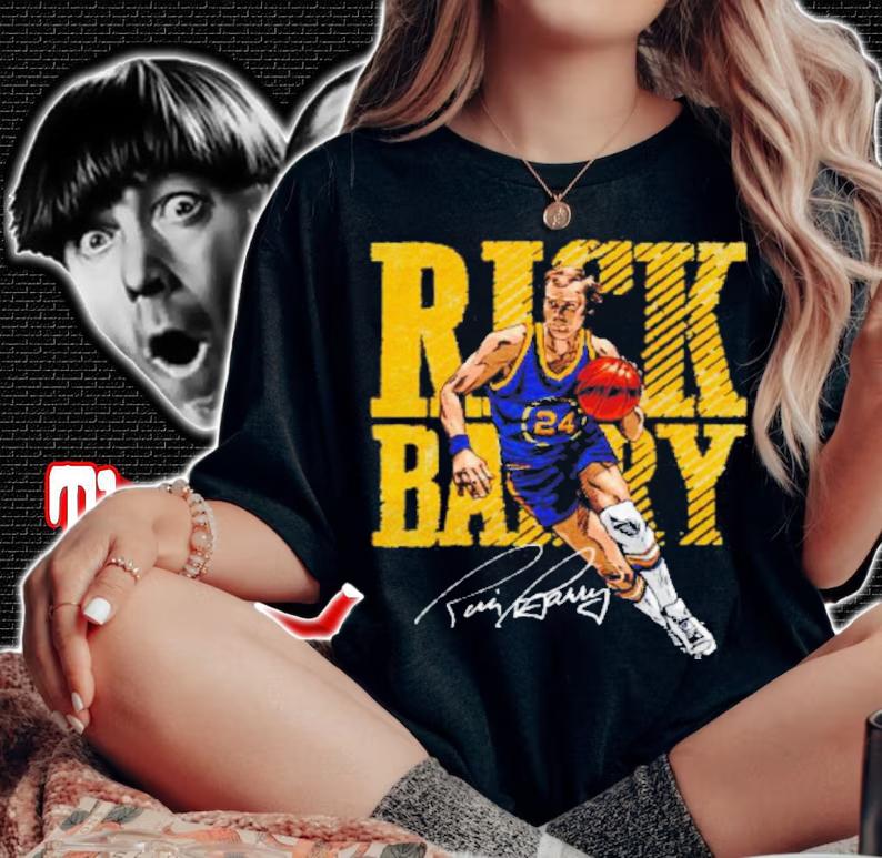 Rick Barry Golden State Warriors Basketball Signature Shirt t-shirt