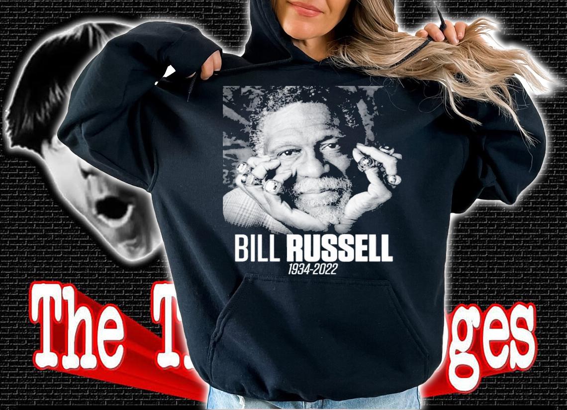 RIP Bill Russell 1934-2022 Boston Celtics NBA Shirt t-shirt hoodie