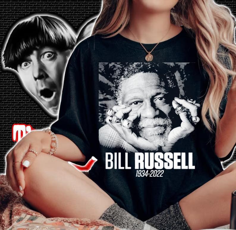 RIP Bill Russell 1934-2022 Boston Celtics NBA Shirt t-shirt woman shirt