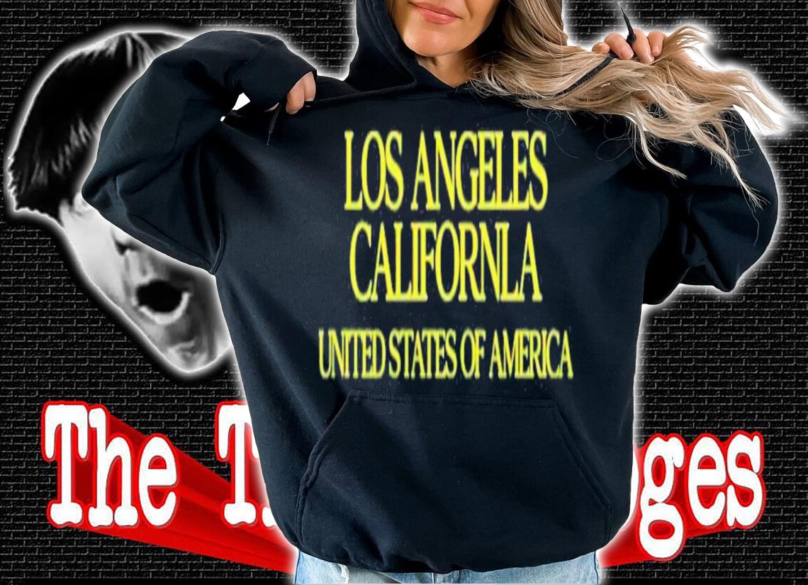 Skater Edgy Eboy Los Angeles California United States Of America T-Shirt t-shirt
