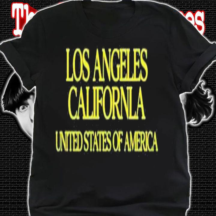 Skater Edgy Eboy Los Angeles California United States Of America T-Shirt t-shirt