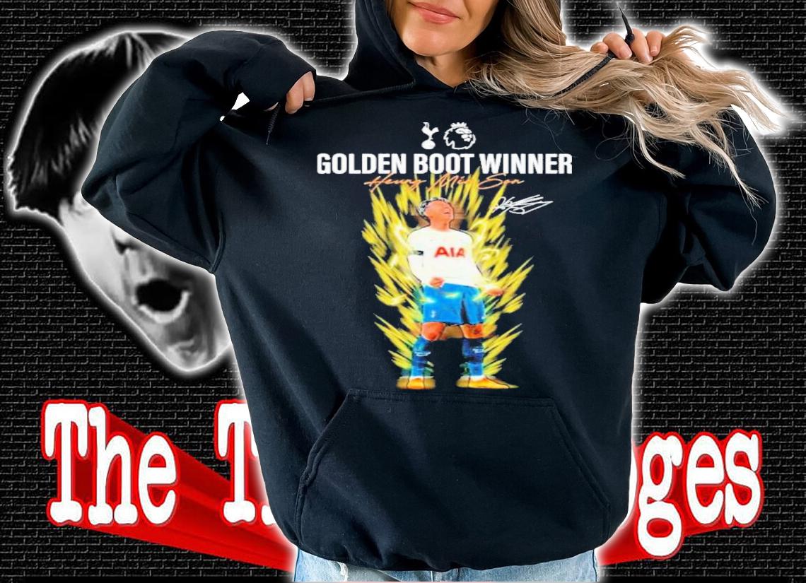 Son Heung Min Vegeta Golden Boot Winner Signatures Shirt t-shirt hoodie