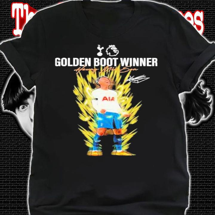 Son Heung Min Vegeta Golden Boot Winner Signatures Shirt t-shirt shirt
