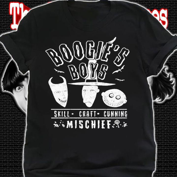 The Nightmare Before Christmas Halloween Lock Shock and Barrel Boogie's Boys shirt t-shirt shirt