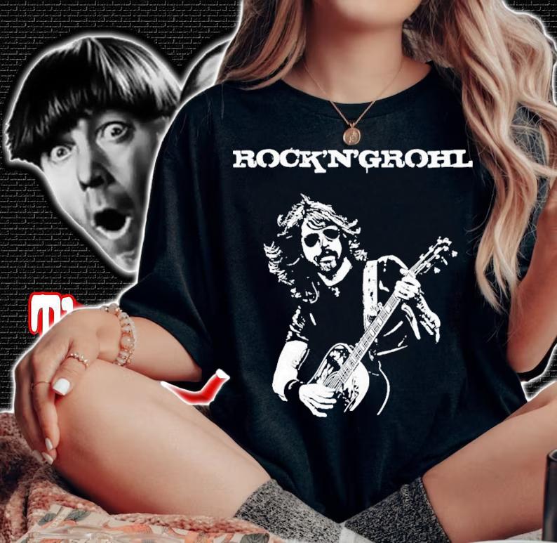 The Rock And Grohl Factory Concert Van Tour T-Shirt t-shirt woman shirt