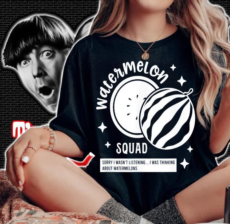 Watermelon Squad Team Tropical Fruits T-Shirt t-shirt woman shirt