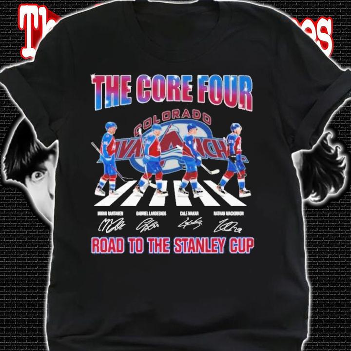 The Core Three Colorado Avalanche Road To The Stanley Cup Signatures Shirt t-shirt shirt