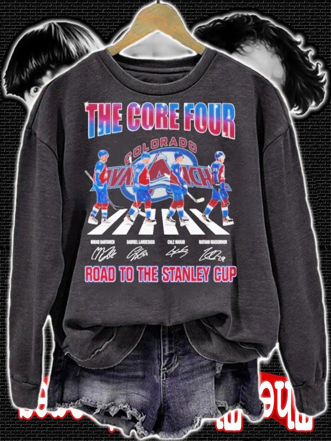The Core Three Colorado Avalanche Road To The Stanley Cup Signatures Shirt t-shirt sweatshirt