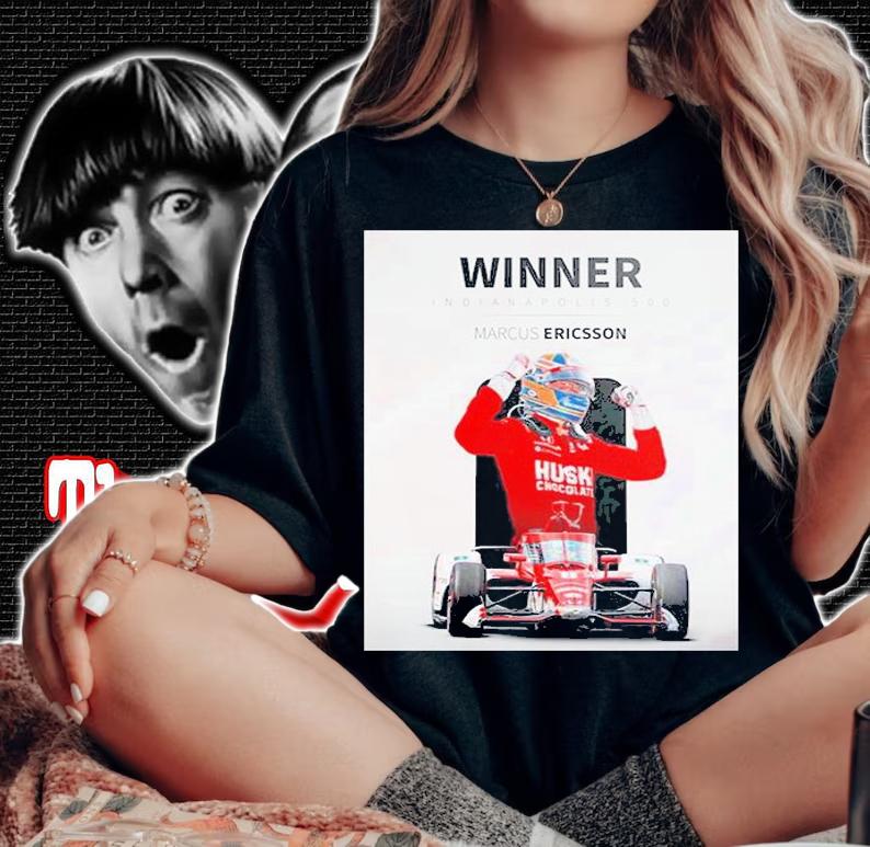 Winner Indianapolis 500 Marcus Ericsson T-Shirt t-shirt woman shirt