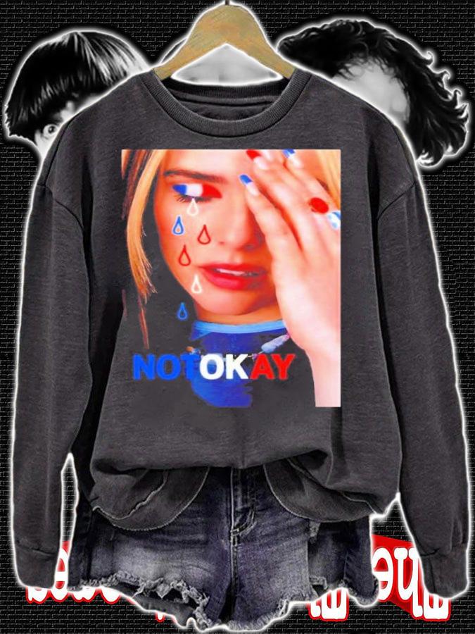 Zoey Deutch Not Okay Shirt t-shirt