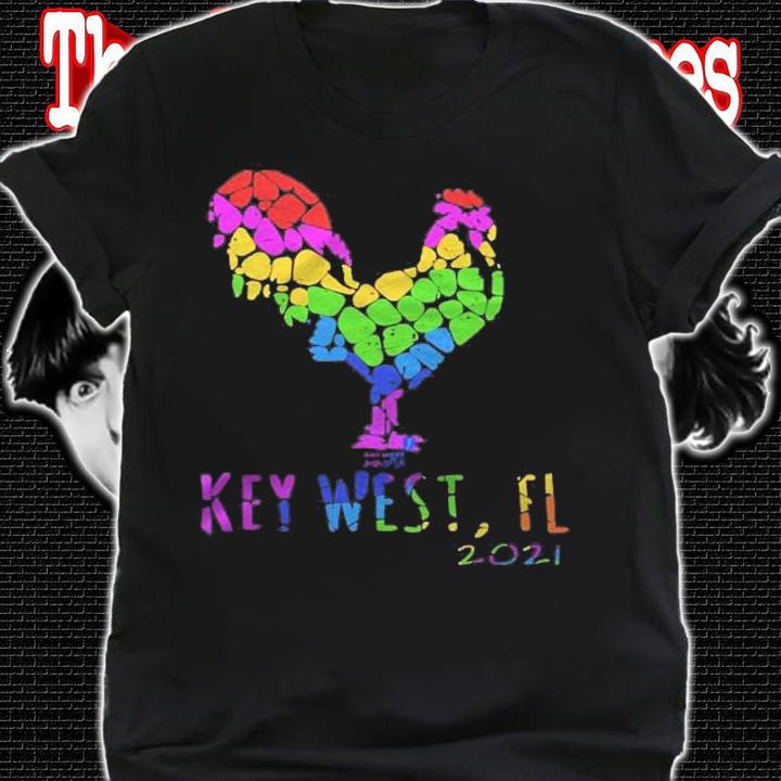 2021 Key West Fl Rooster Chicken Fantasy Shirt t-shirt shirt