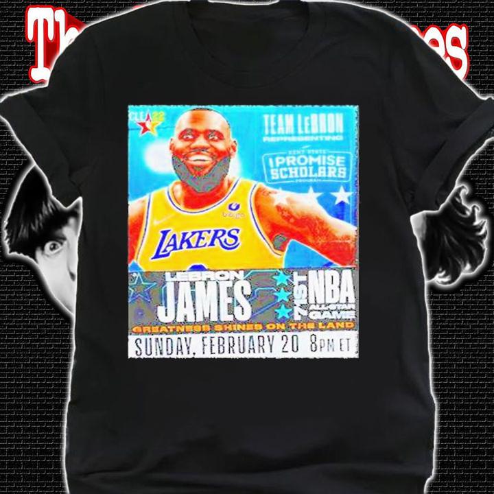 2022 Lebron James 71st NBA All Star Game T-Shirt t-shirt