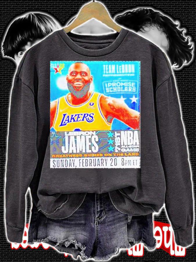 2022 Lebron James 71st NBA All Star Game T-Shirt t-shirt