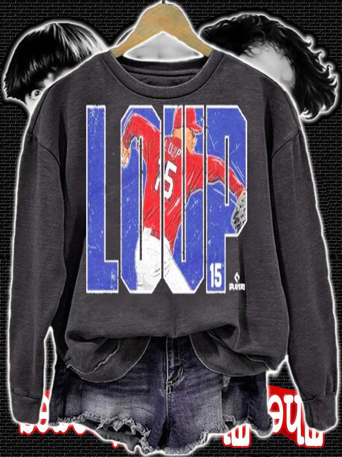 Aaron Loup Los Angeles A Loup Baseball Shirt t-shirt sweatshirt