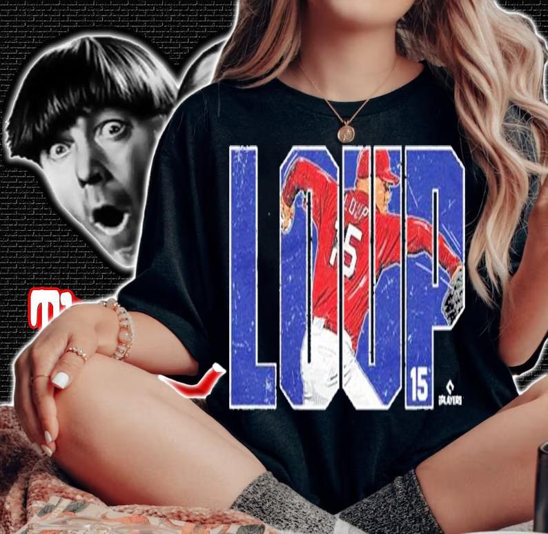 Aaron Loup Los Angeles A Loup Baseball Shirt t-shirt woman shirt