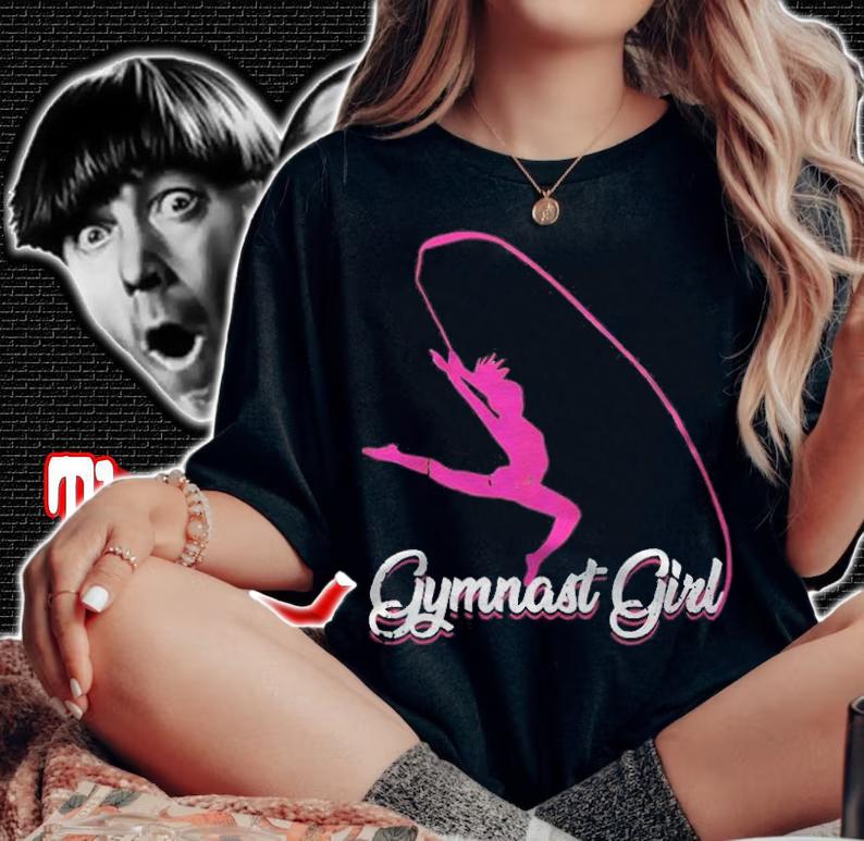 Acrobatic gymnast girls T-shirt t-shirt woman shirt