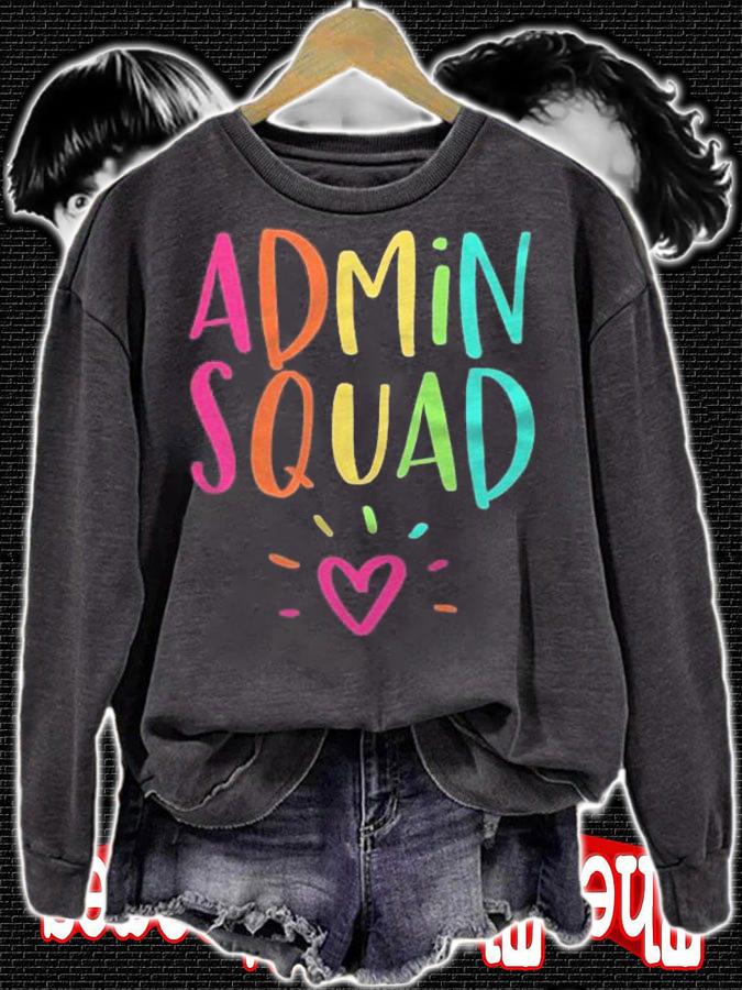 Admin Squad Administrator Appreciation School Administration Shirt t-shirt