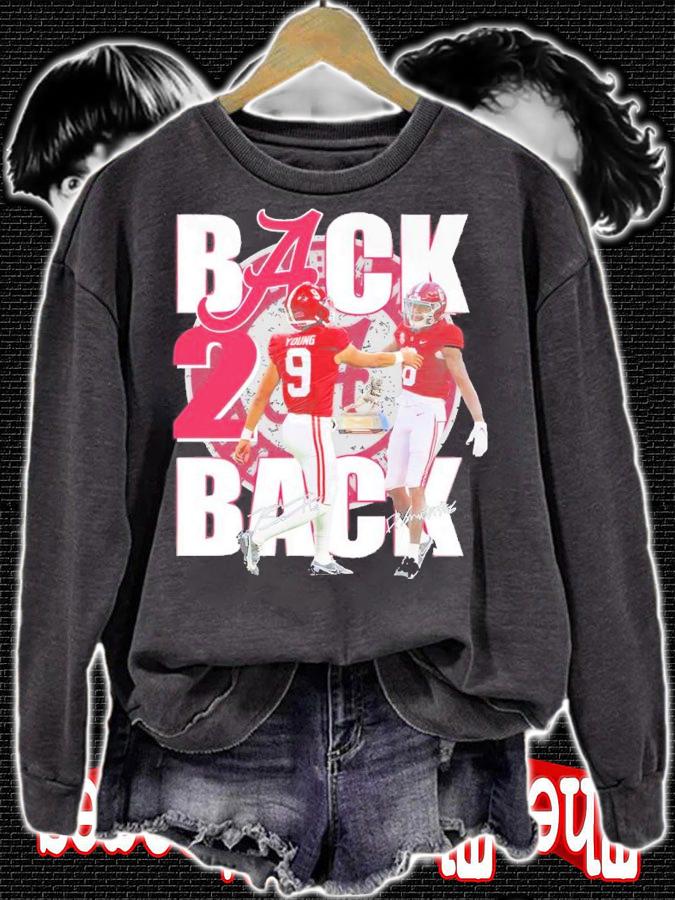 Alabama Crimson Tide Bryce Young #9 Back 2 Back Signatures Shirt t-shirt