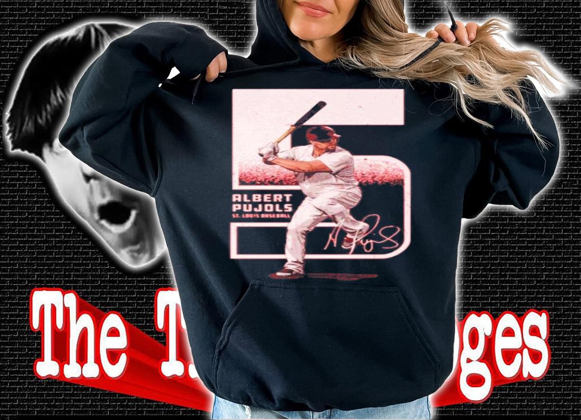 Albert Pujols St. Louis Outline Baseball Signatures Shirt t-shirt