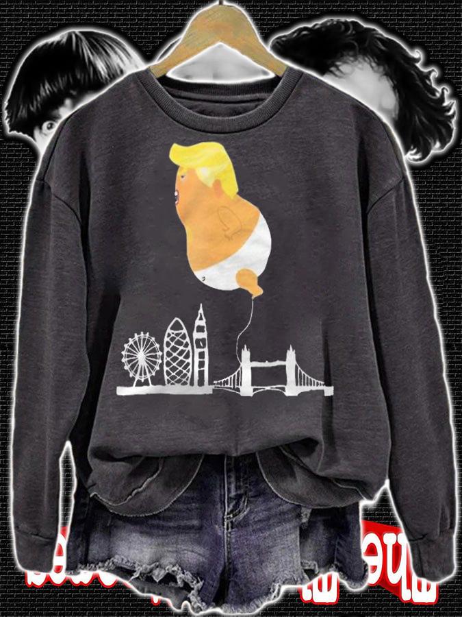 Anti Biden baby Trump Balloon Trump T-Shirt t-shirt sweatshirt