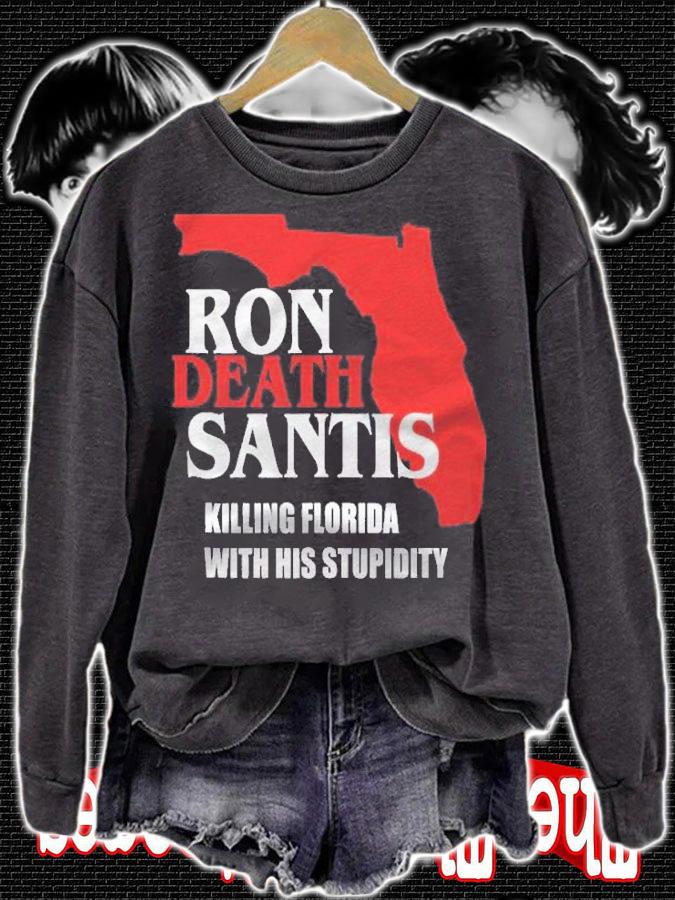 Anti Ron Desantis Florida Governor Destroying Florida Shirt t-shirt sweatshirt