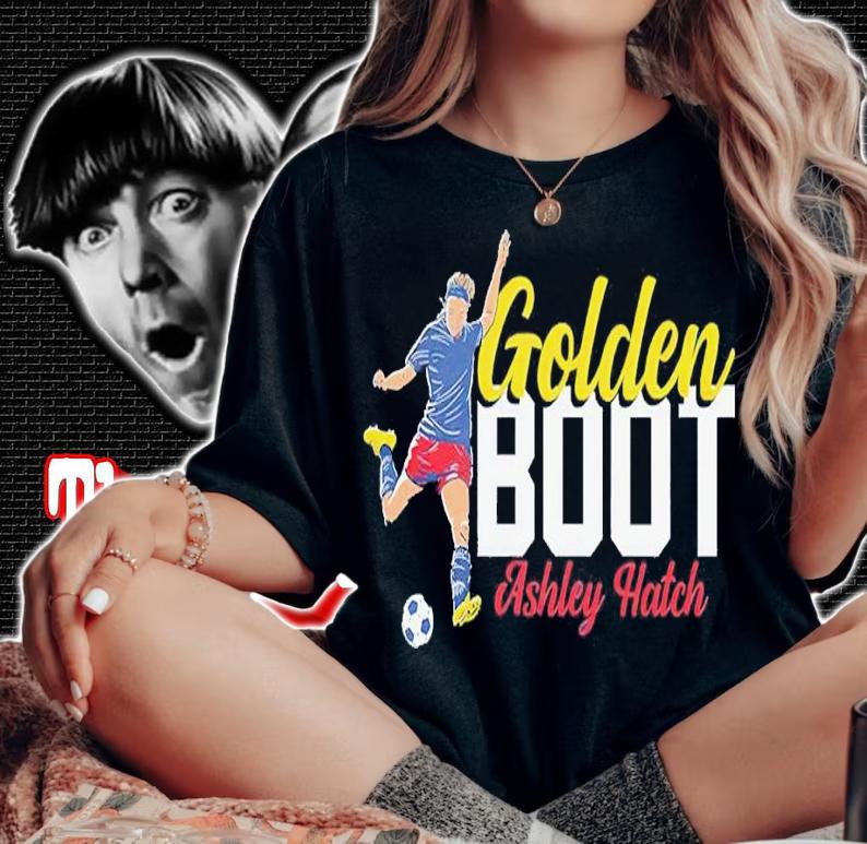 Ashley Hatch Golden Boot Shirt t-shirt woman shirt