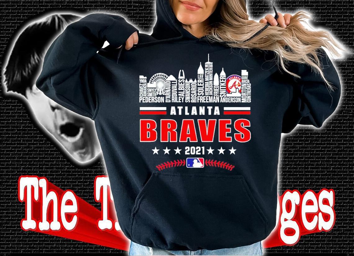 Atlanta Braves 2021 Skyline Shirt t-shirt